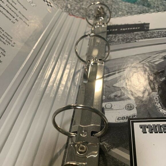 Bill Elliott Vintage 1998 Nascar Three Ring Binder 94 McDonalds Coca Cola 1.5 In - Picture 7 of 7